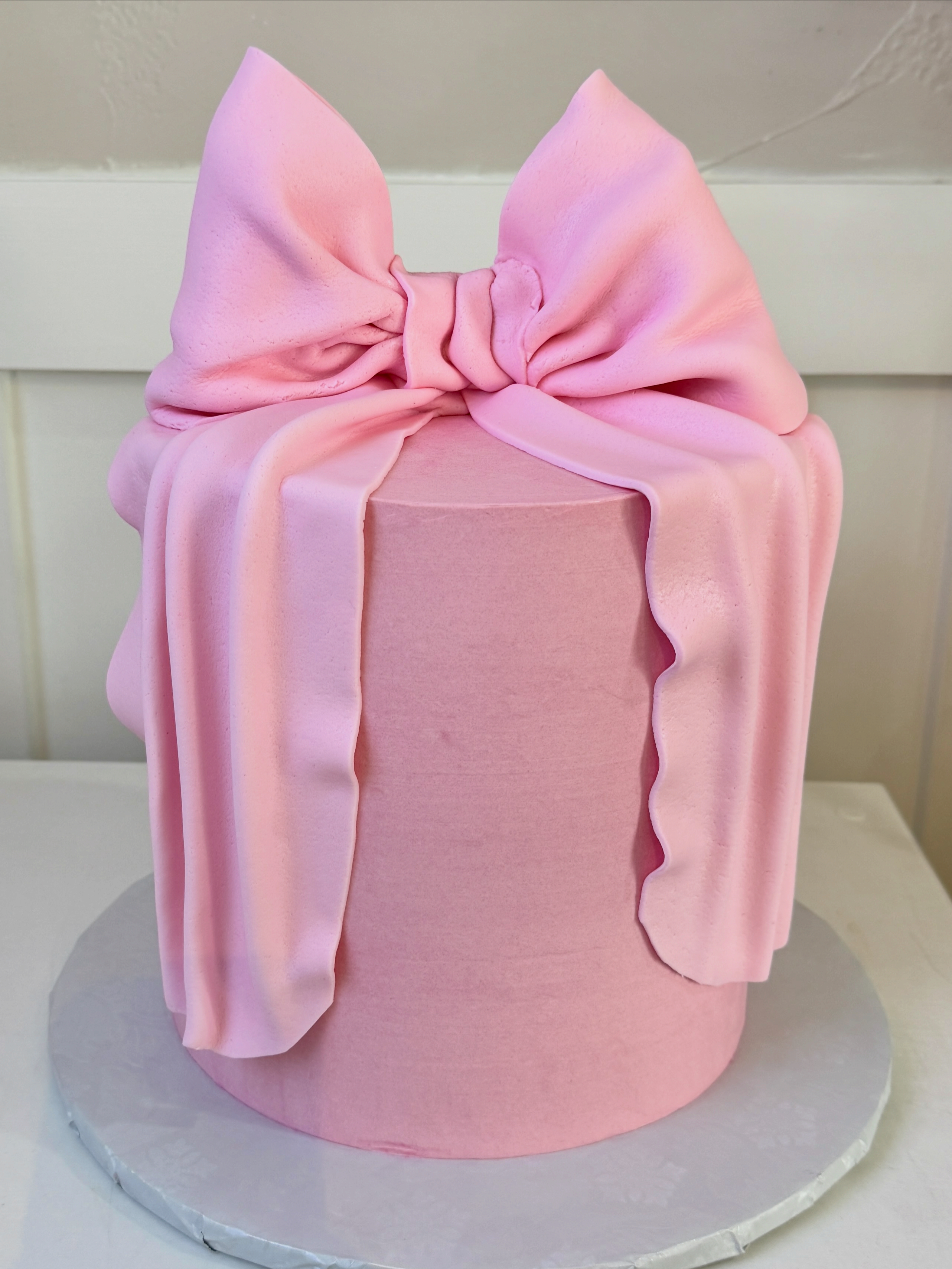 Pink Ribbon Cake.